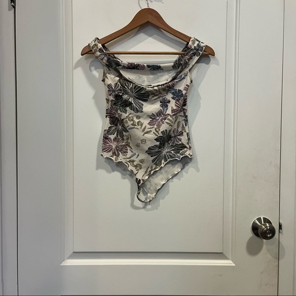 Free People Intimately Floral Off the Shoulder Bodysuit - Picture 2 of 3